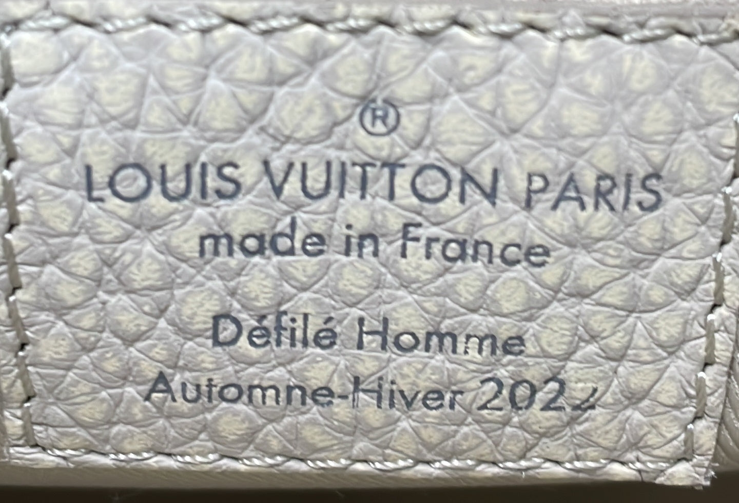 Louis Vuitton Climbing Standing Pouch Limited Edition Monogram Taurillon Leather with Acrylic