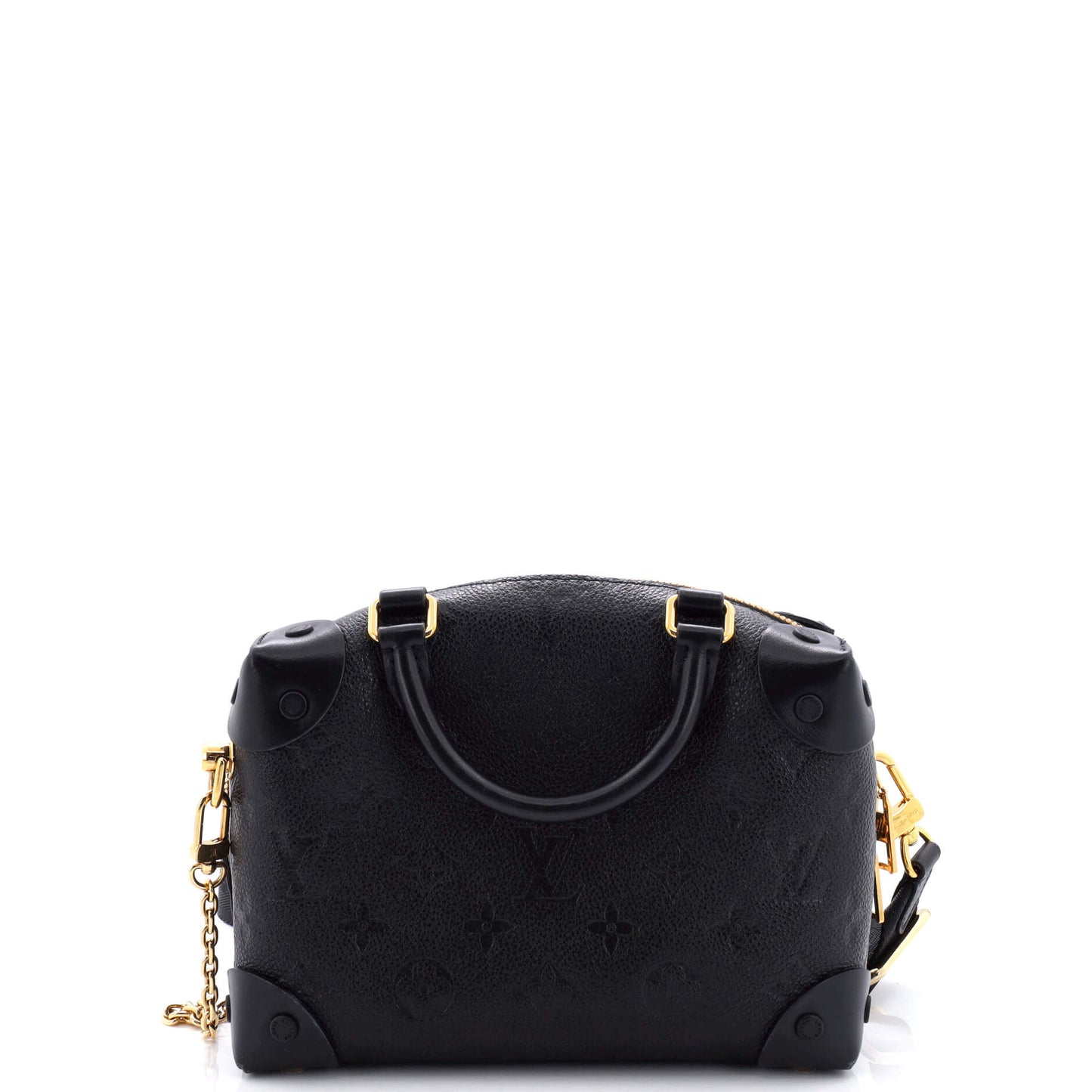 Louis Vuitton Petite Malle Souple Handbag Monogram Empreinte Leather