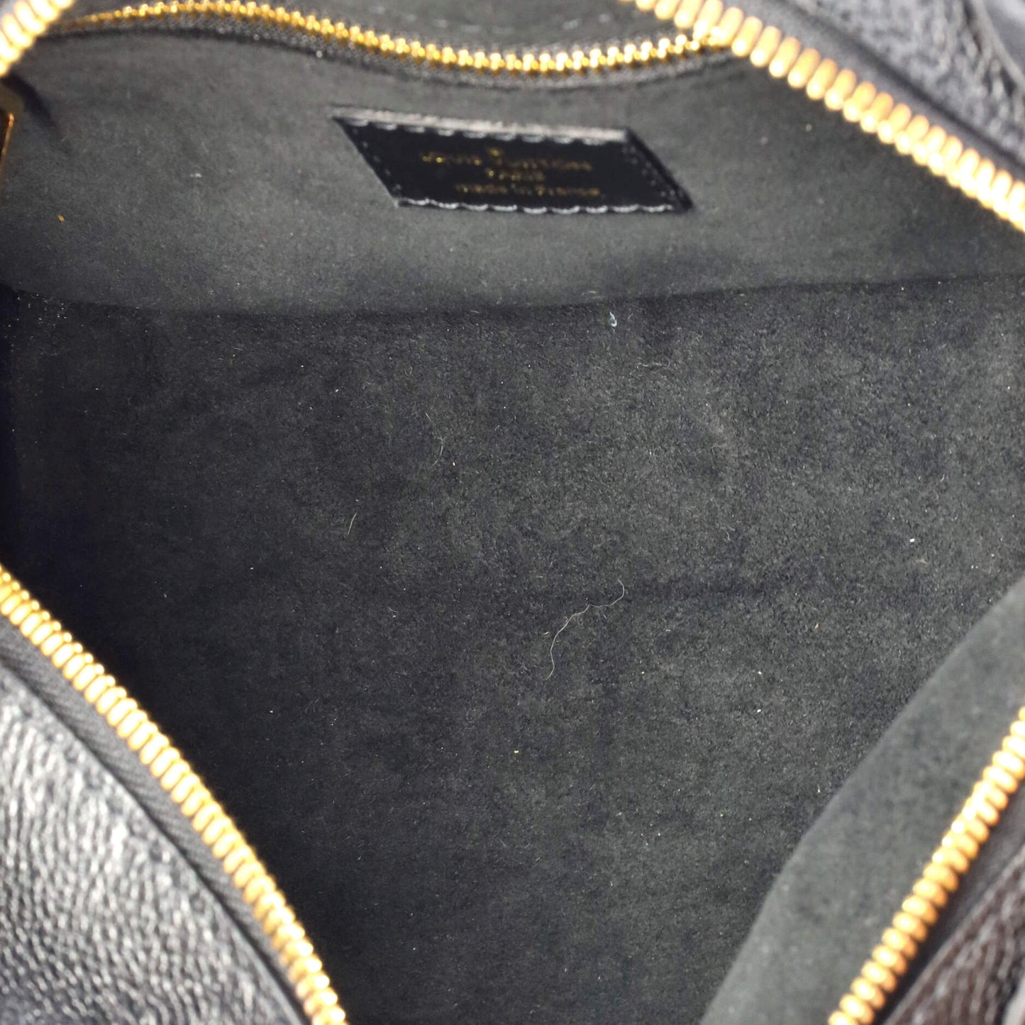 Louis Vuitton Petite Malle Souple Handbag Monogram Empreinte Leather