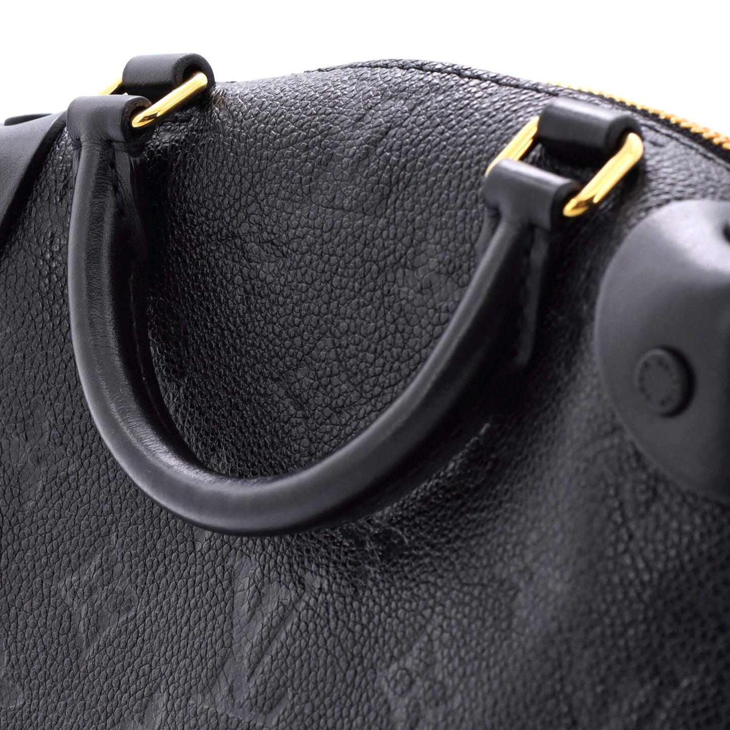Louis Vuitton Petite Malle Souple Handbag Monogram Empreinte Leather