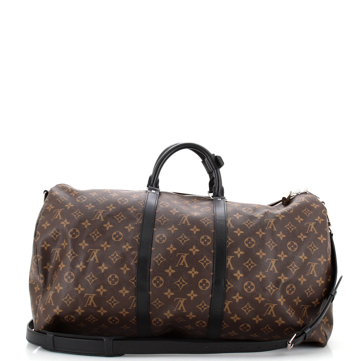 Louis Vuitton Keepall Bandouliere Bag Macassar Monogram Canvas 55
