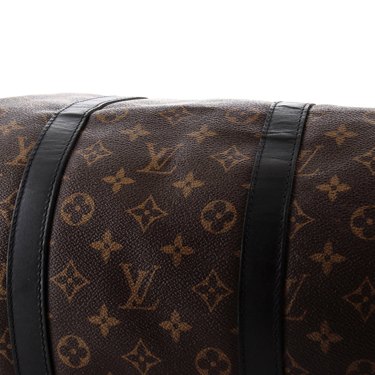 Louis Vuitton Keepall Bandouliere Bag Macassar Monogram Canvas 55