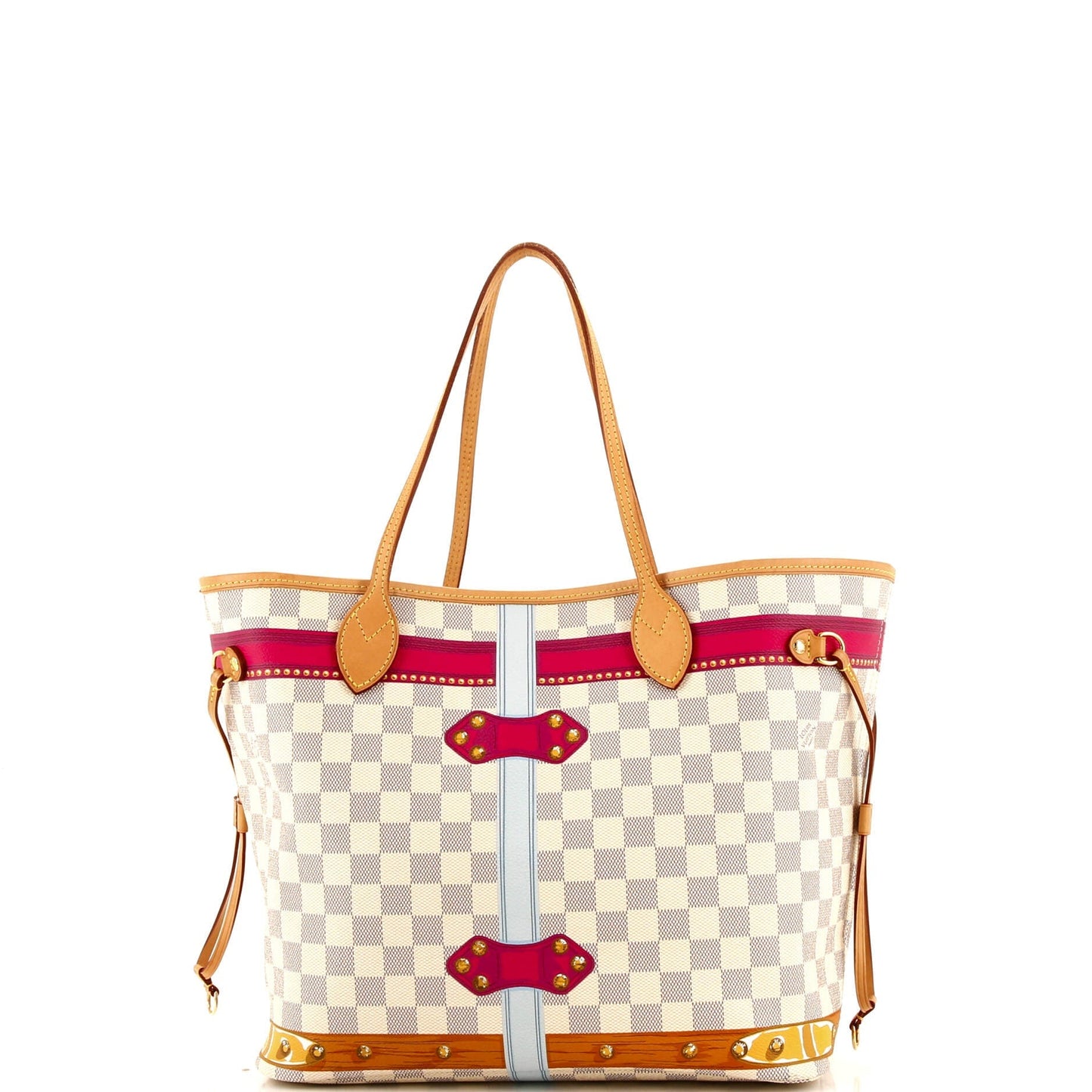 Louis Vuitton Neverfull NM Tote Limited Edition Cities Damier Summer Trunks MM