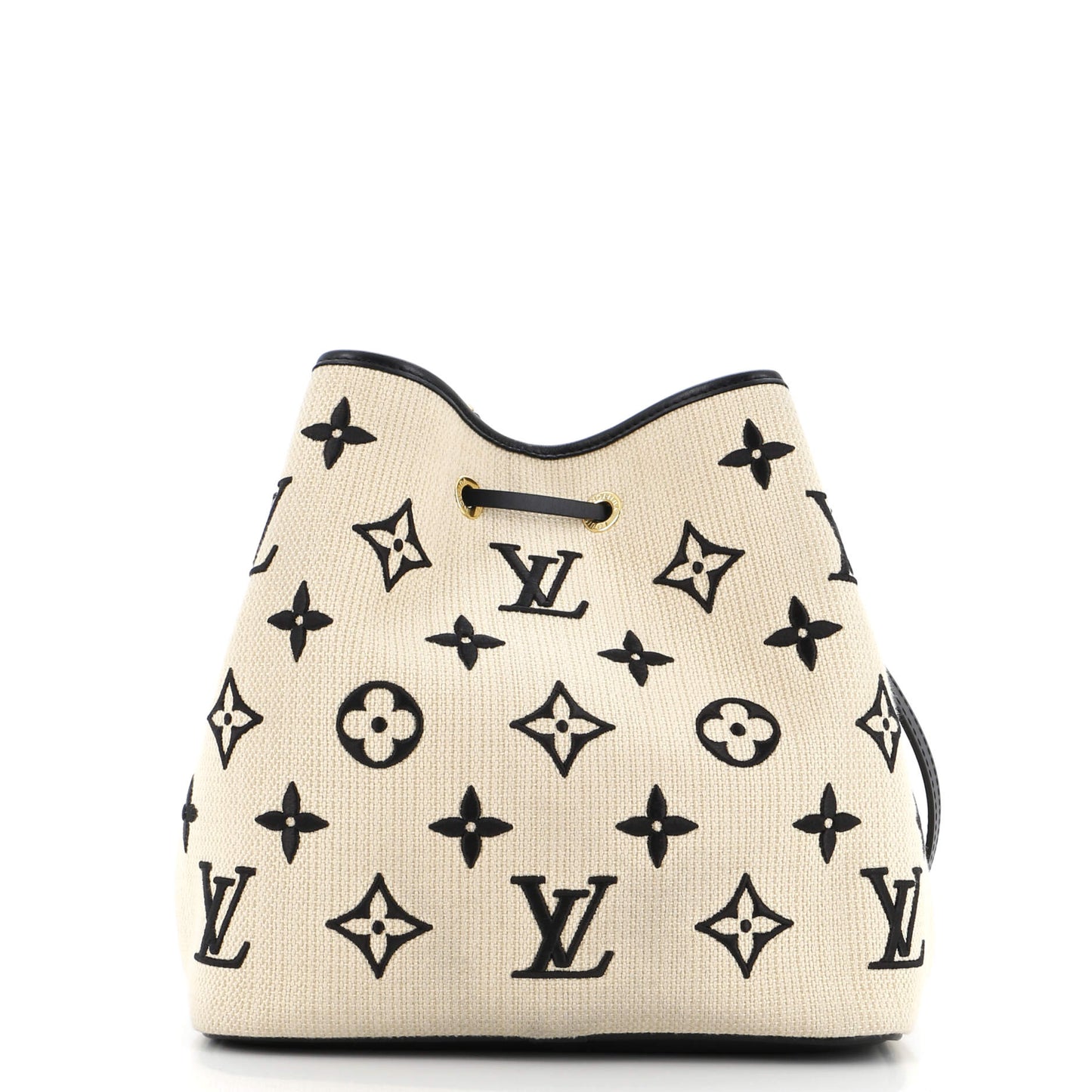 Louis Vuitton NeoNoe Handbag Monogram Giant Embroidered Cotton MM