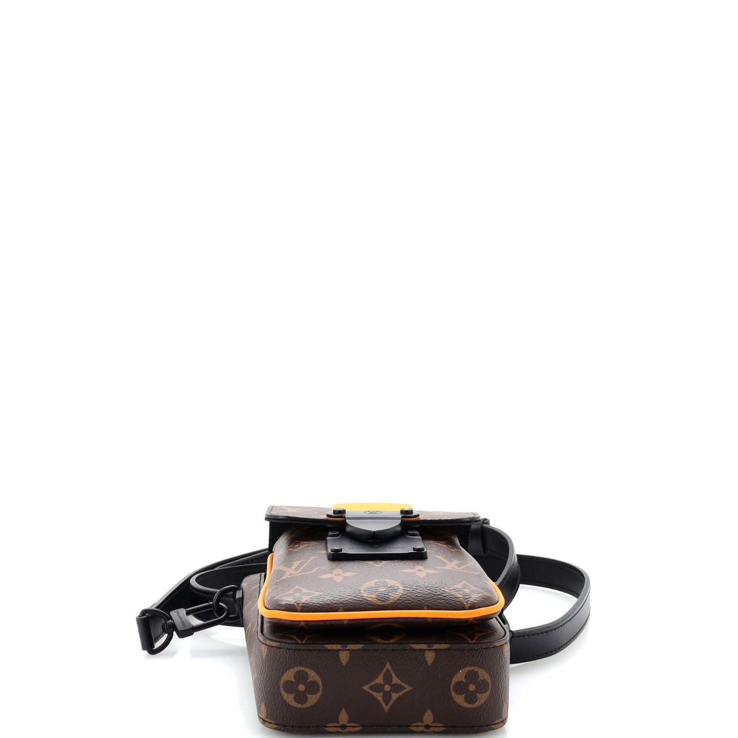 Louis Vuitton S Lock Vertical Wearable Wallet Macassar Monogram Canvas