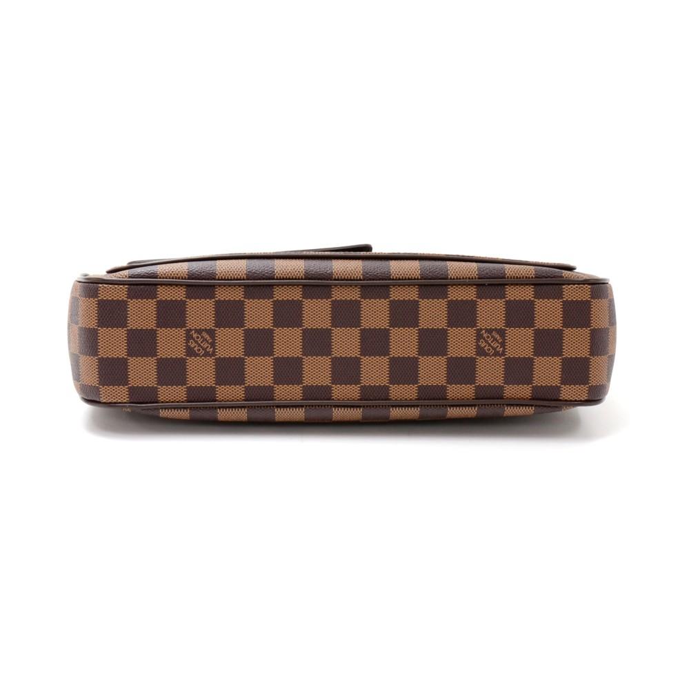 Louis Vuitto Aubagne Damier EbÃ¨ne Canvas Shoulder Bag