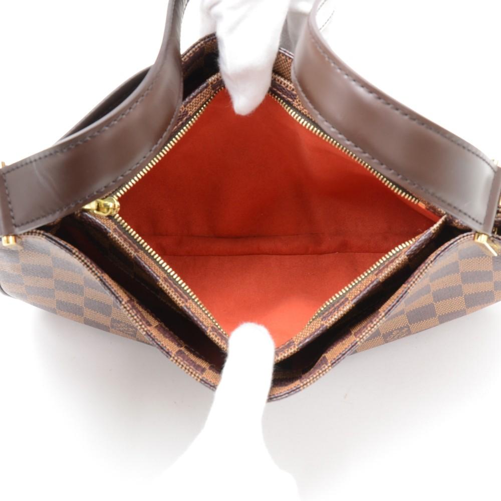 Louis Vuitto Aubagne Damier EbÃ¨ne Canvas Shoulder Bag