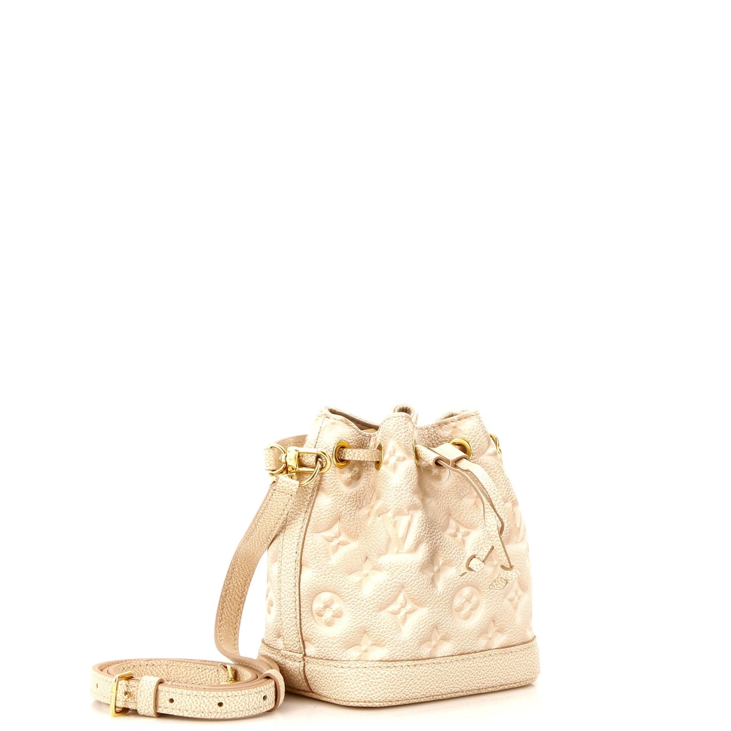 Louis Vuitton Noe Handbag Stardust Monogram Empreinte Leather Nano