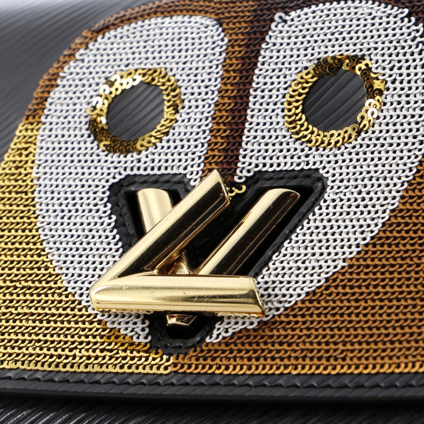 Louis Vuitton Twist Chain Wallet Epi Leather with Sequins