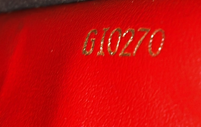 Louis Vuitton Double Zip Pochette Monogram Empreinte Leather