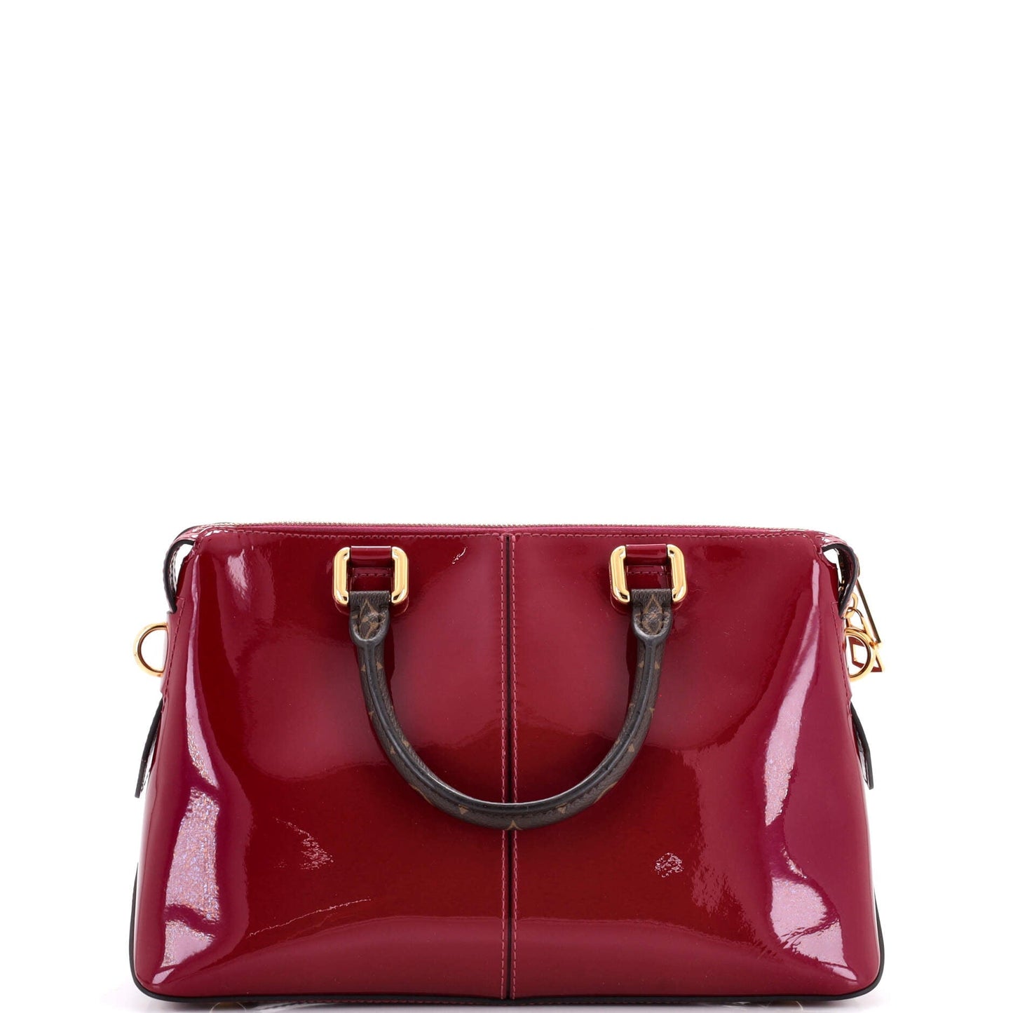 Louis Vuitton Miroir Handbag Vernis with Monogram Canvas