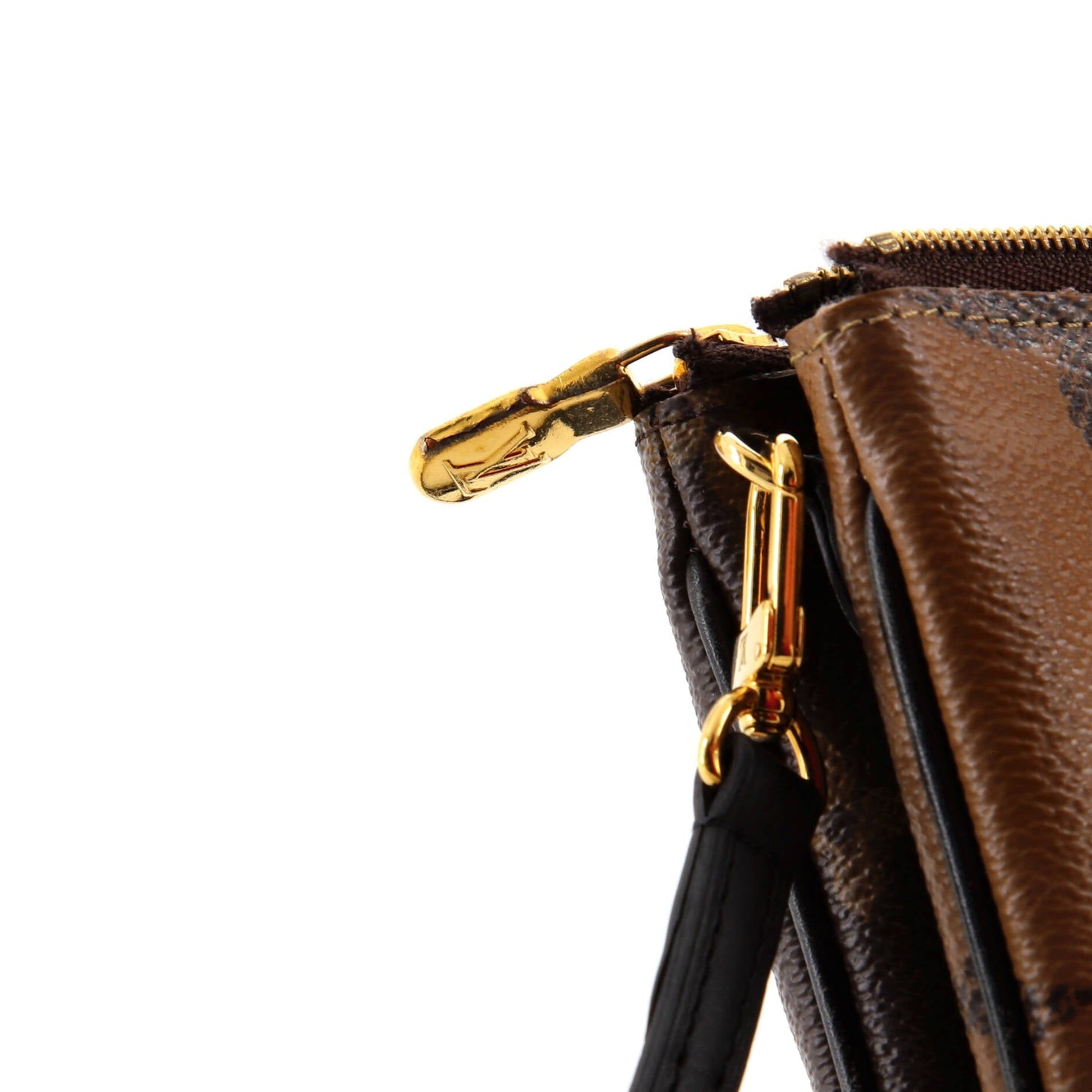 Louis Vuitton Double Zip Pochette Reverse Monogram Giant