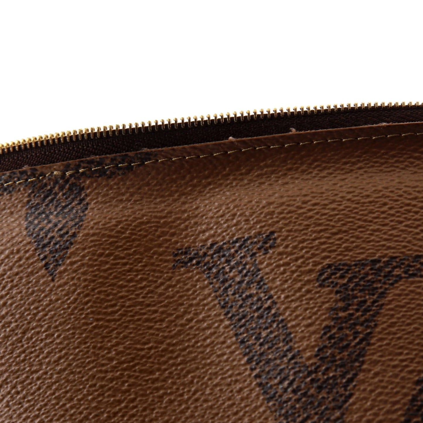Louis Vuitton Double Zip Pochette Reverse Monogram Giant