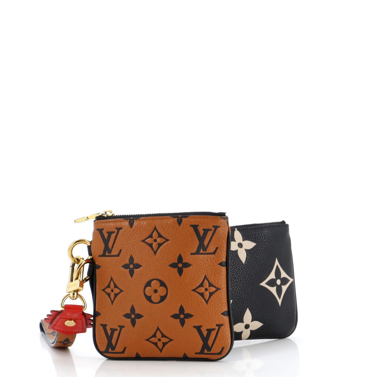 Louis Vuitton Trio Pouch Set Limited Edition Crafty Monogram Empreinte Giant
