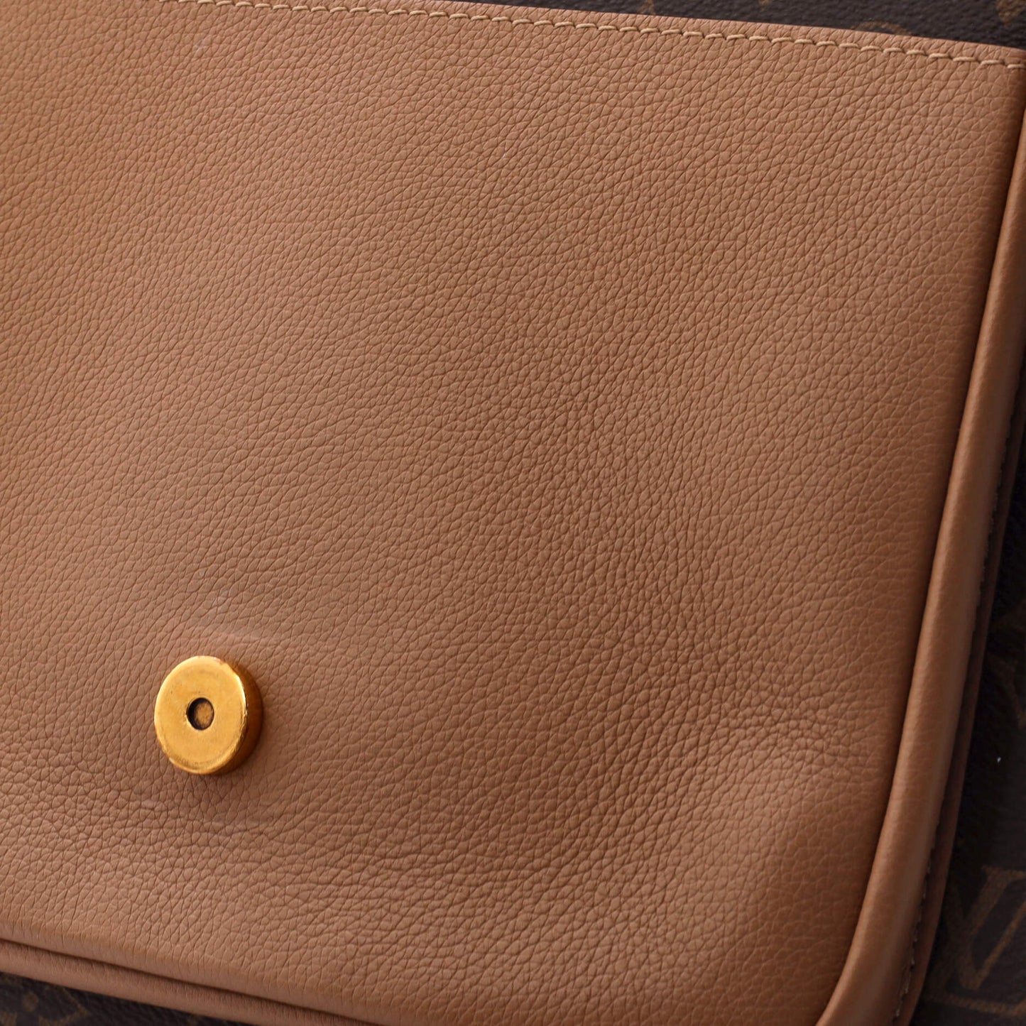 Louis Vuitton Marignan Handbag Monogram Canvas with Leather