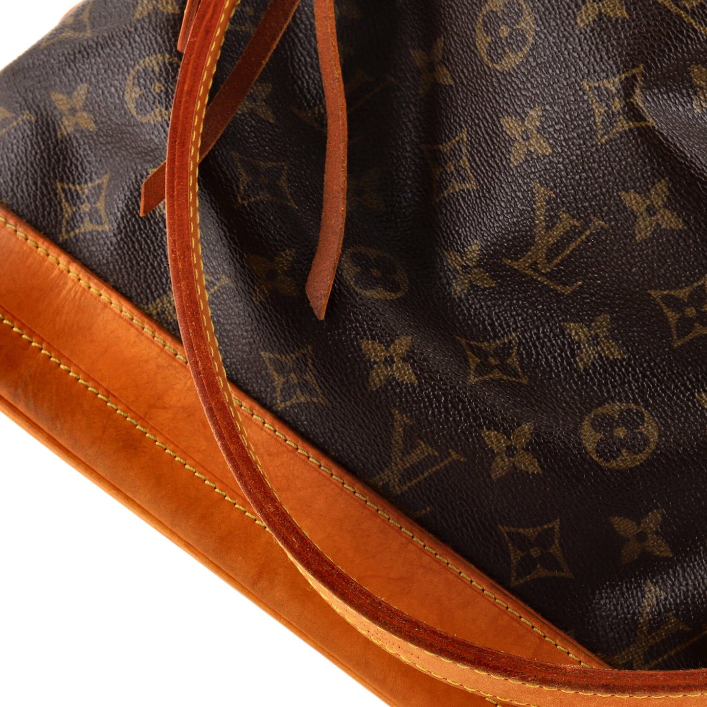 Louis Vuitton Noe Handbag Monogram Canvas Large