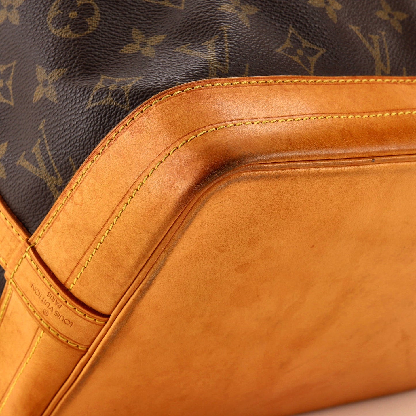 Louis Vuitton Noe Handbag Monogram Canvas Large