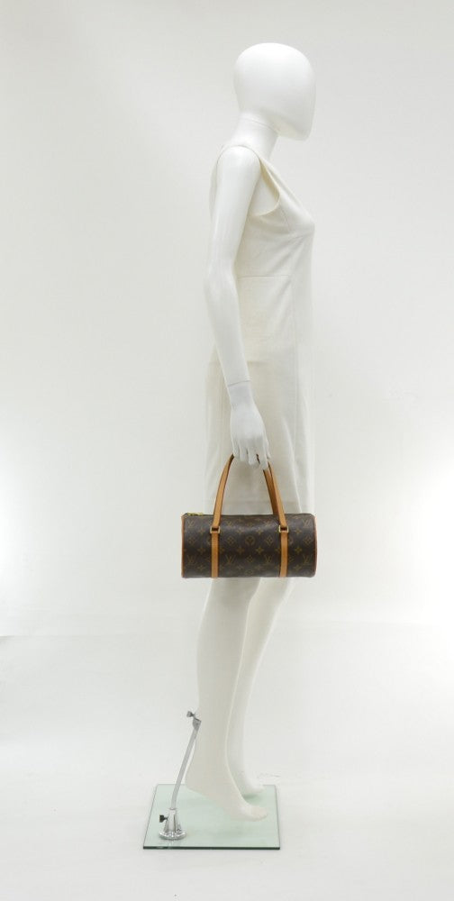 Louis Vuitto Papillon 27 Monogram Canvas Handbag