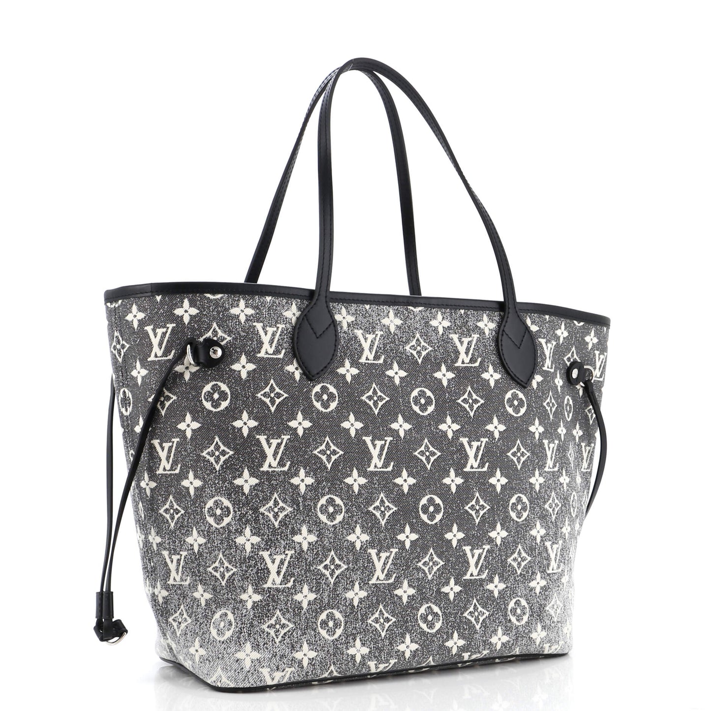 Louis Vuitton Neverfull NM Tote Monogram Jacquard Denim MM