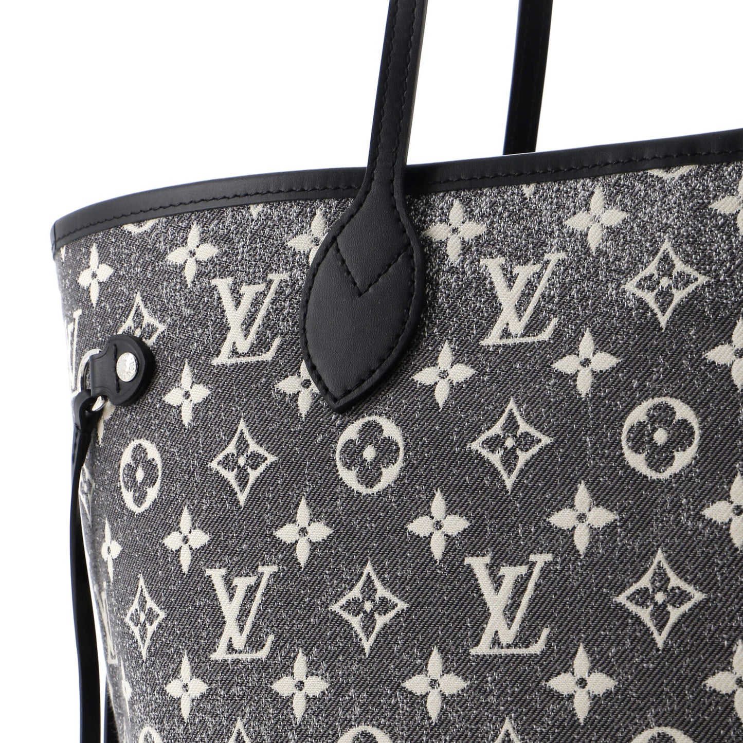 Louis Vuitton Neverfull NM Tote Monogram Jacquard Denim MM