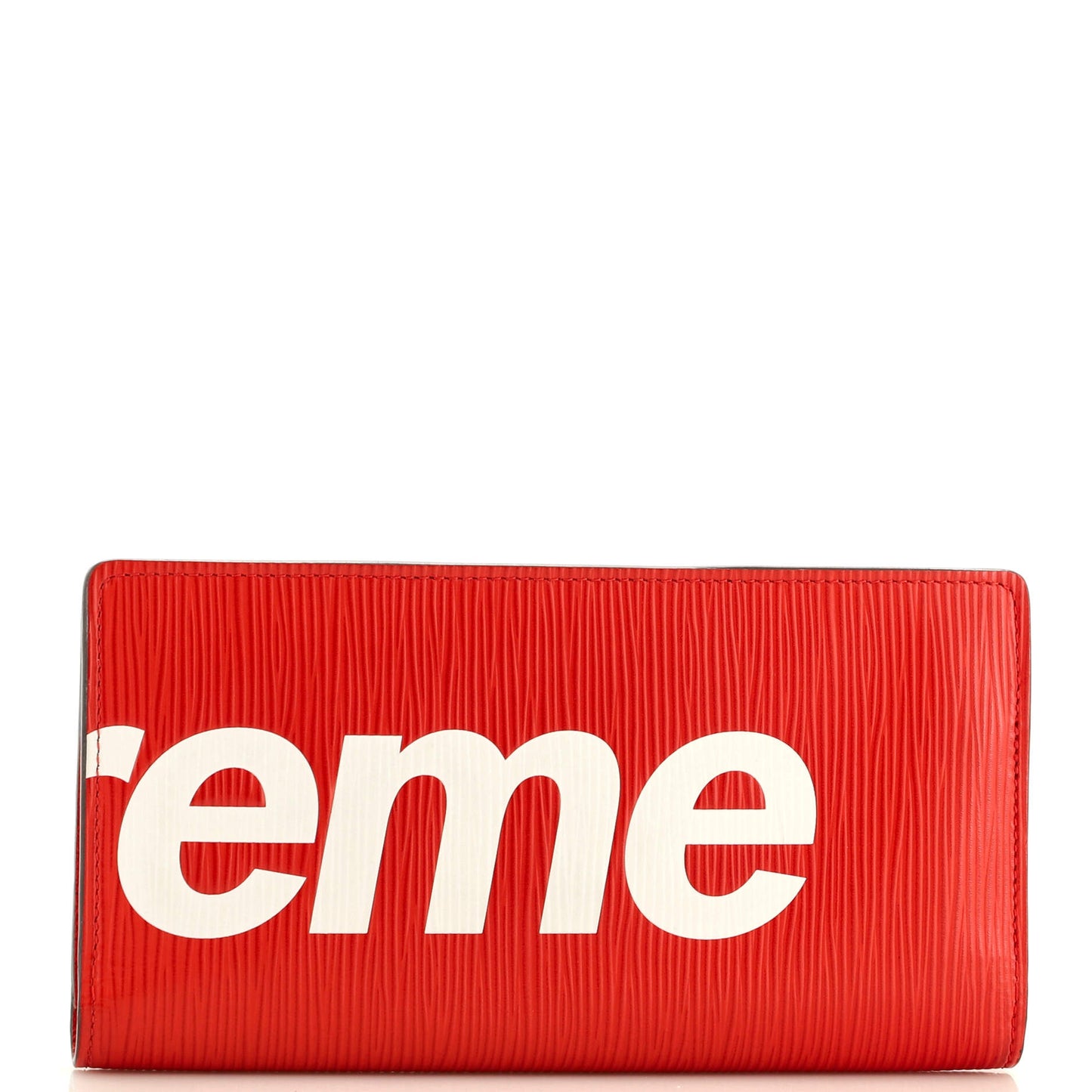 Louis Vuitton Brazza Wallet Limited Edition Supreme Epi Leather