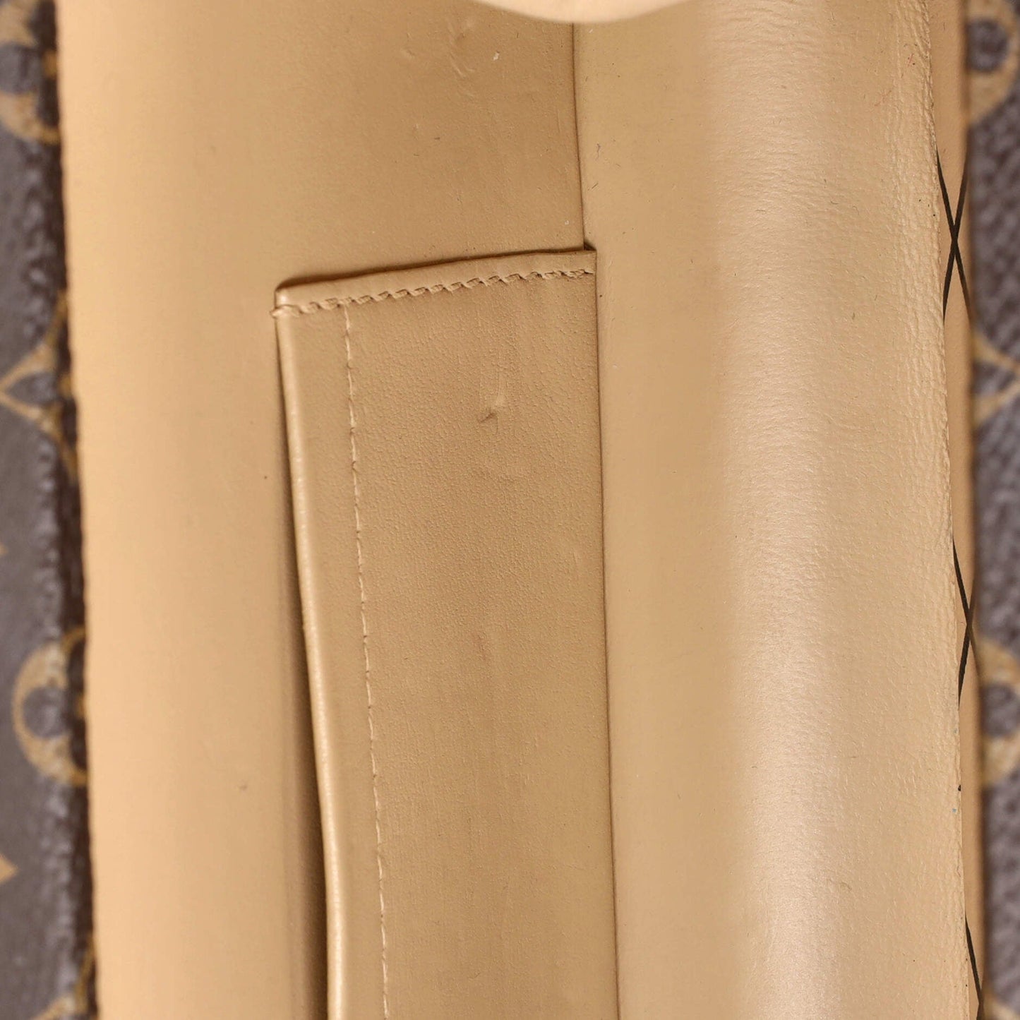Louis Vuitton Petite Malle Handbag Monogram Canvas