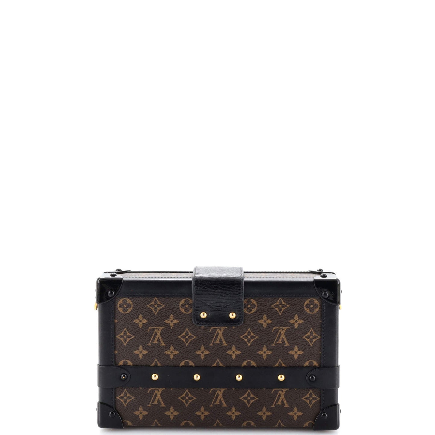 Louis Vuitton Petite Malle Handbag Monogram Canvas