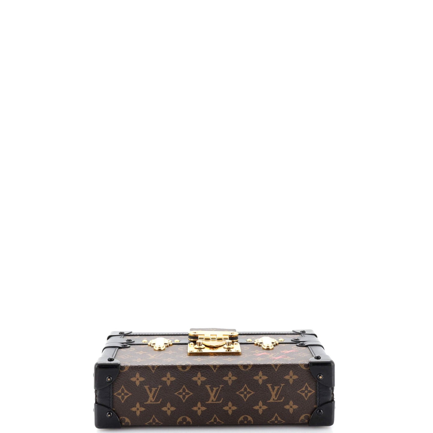 Louis Vuitton Petite Malle Handbag Monogram Canvas