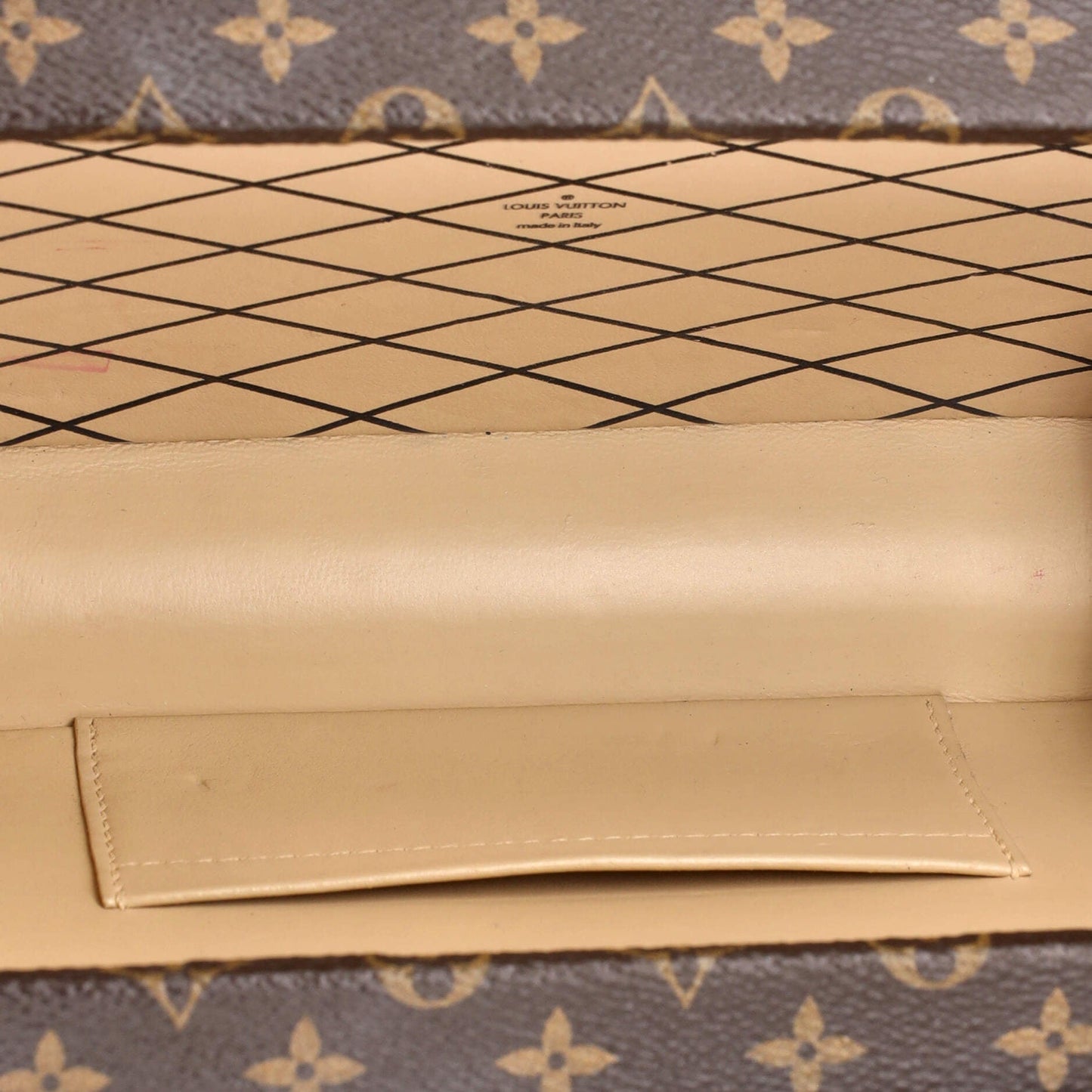 Louis Vuitton Petite Malle Handbag Monogram Canvas