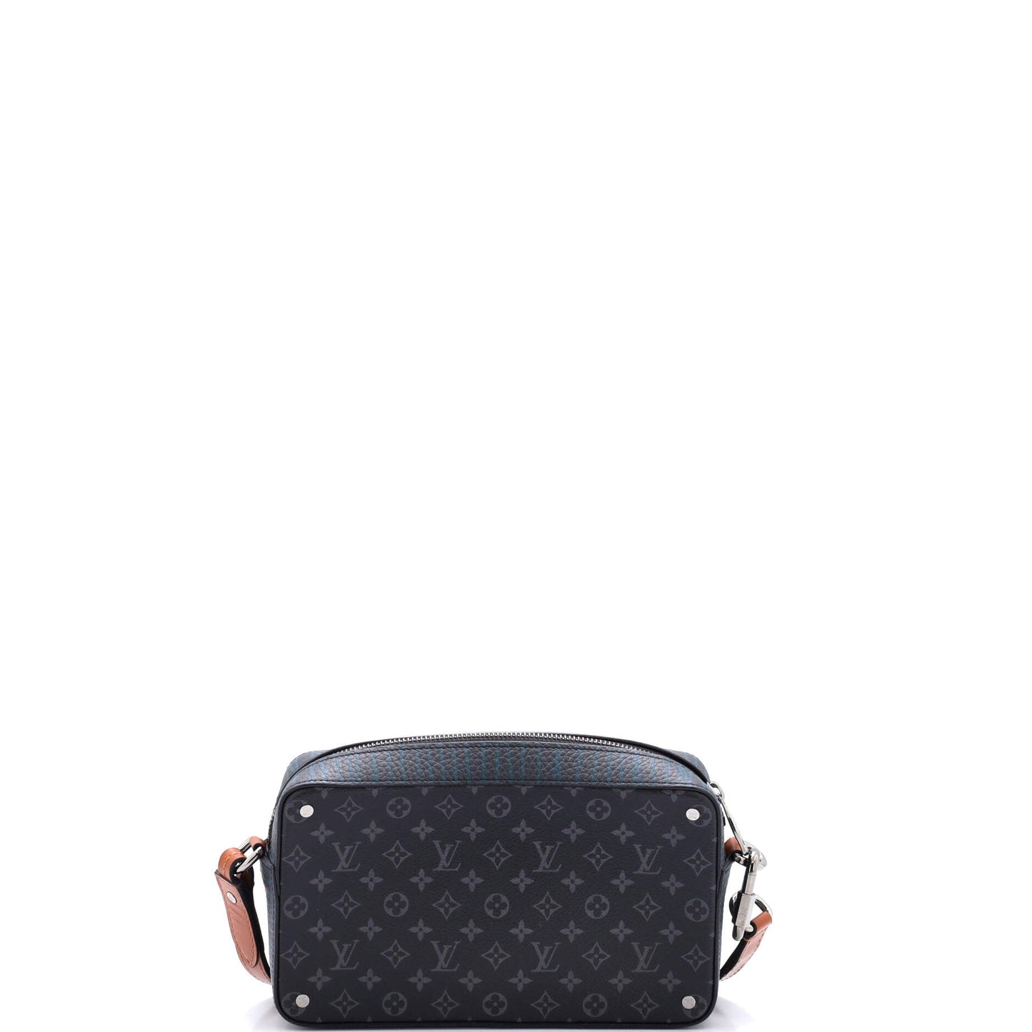 Louis Vuitton Volga On Strap Bag Monogram Eclipse Canvas with Monogram Leather