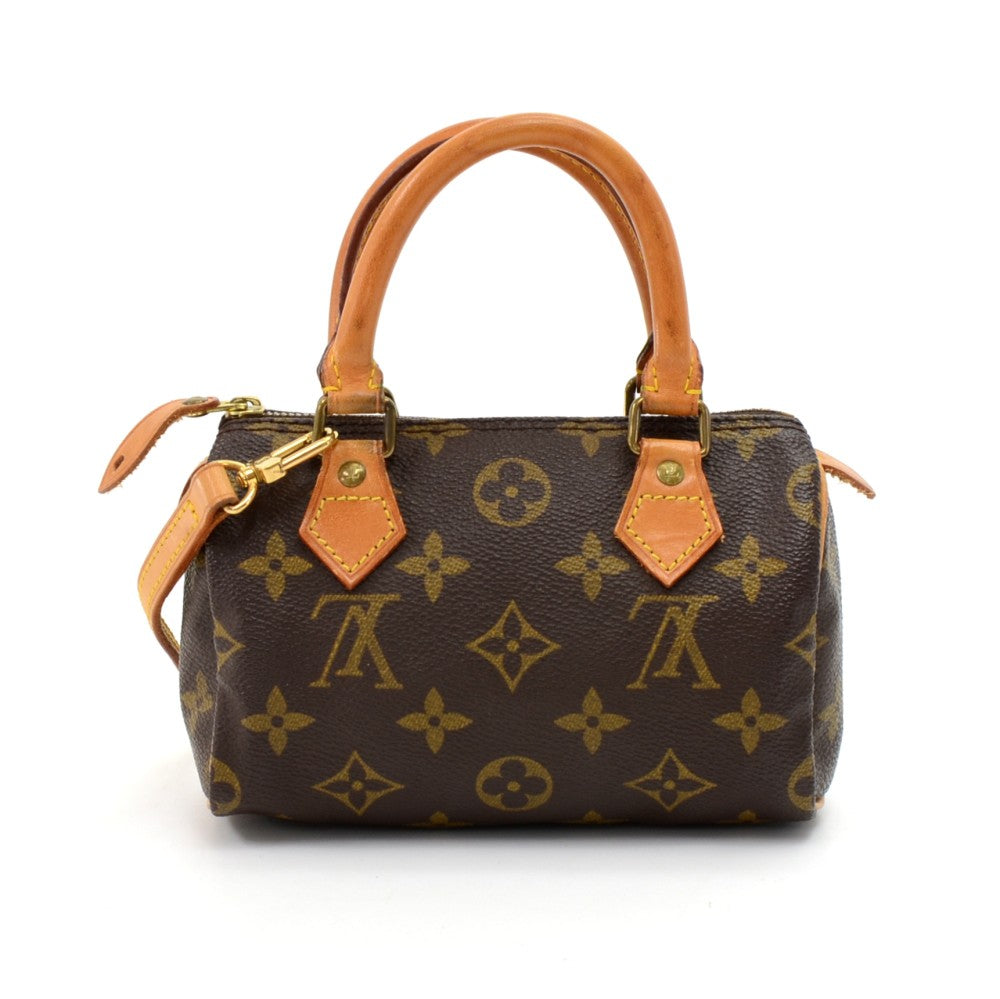 Louis Vuitto Speedy Mini Sac HL Monogram Canvas Handbag