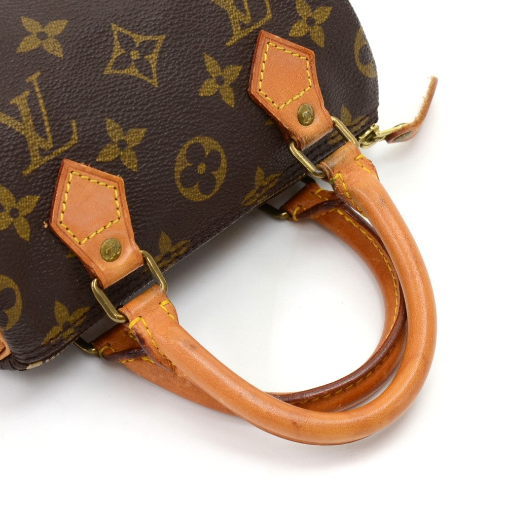 Louis Vuitto Speedy Mini Sac HL Monogram Canvas Handbag