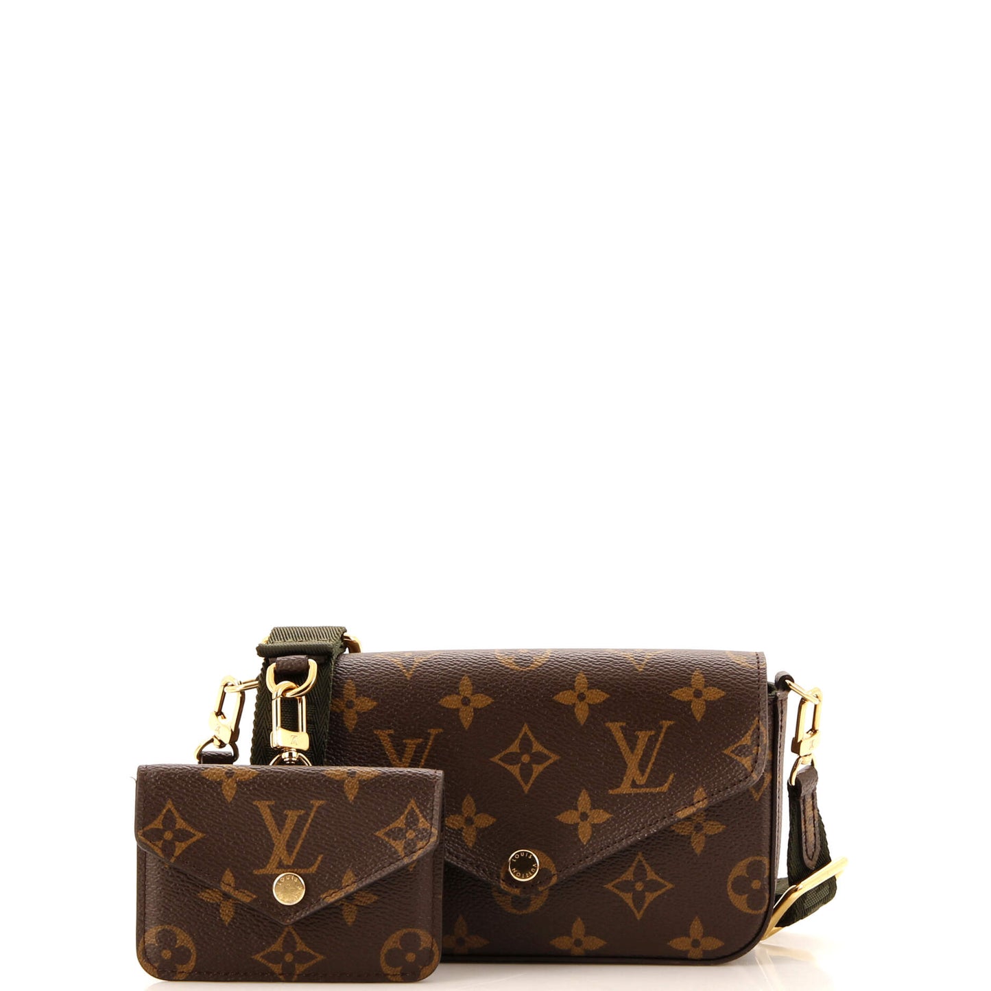 Louis Vuitton Felicie Strap & Go Handbag Monogram Canvas