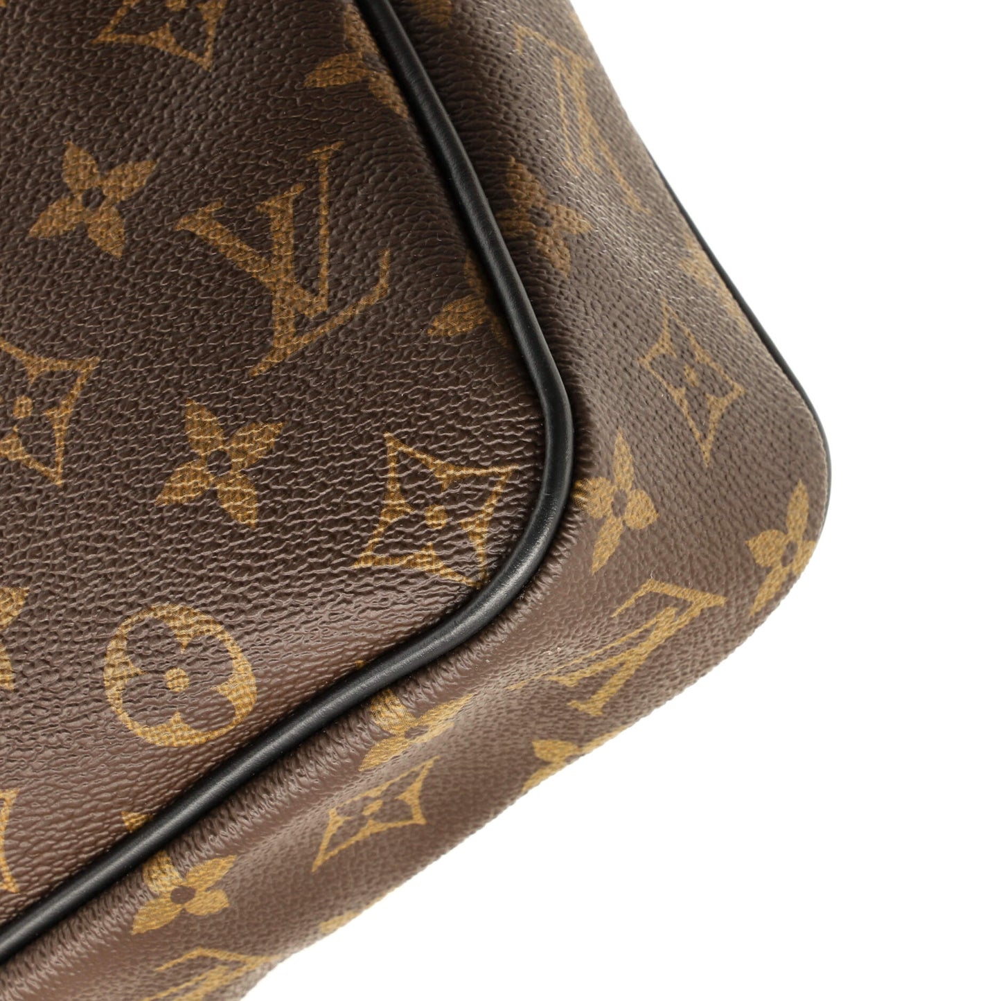 Louis Vuitton Porte-Documents Voyage Briefcase Macassar Monogram Canvas PM