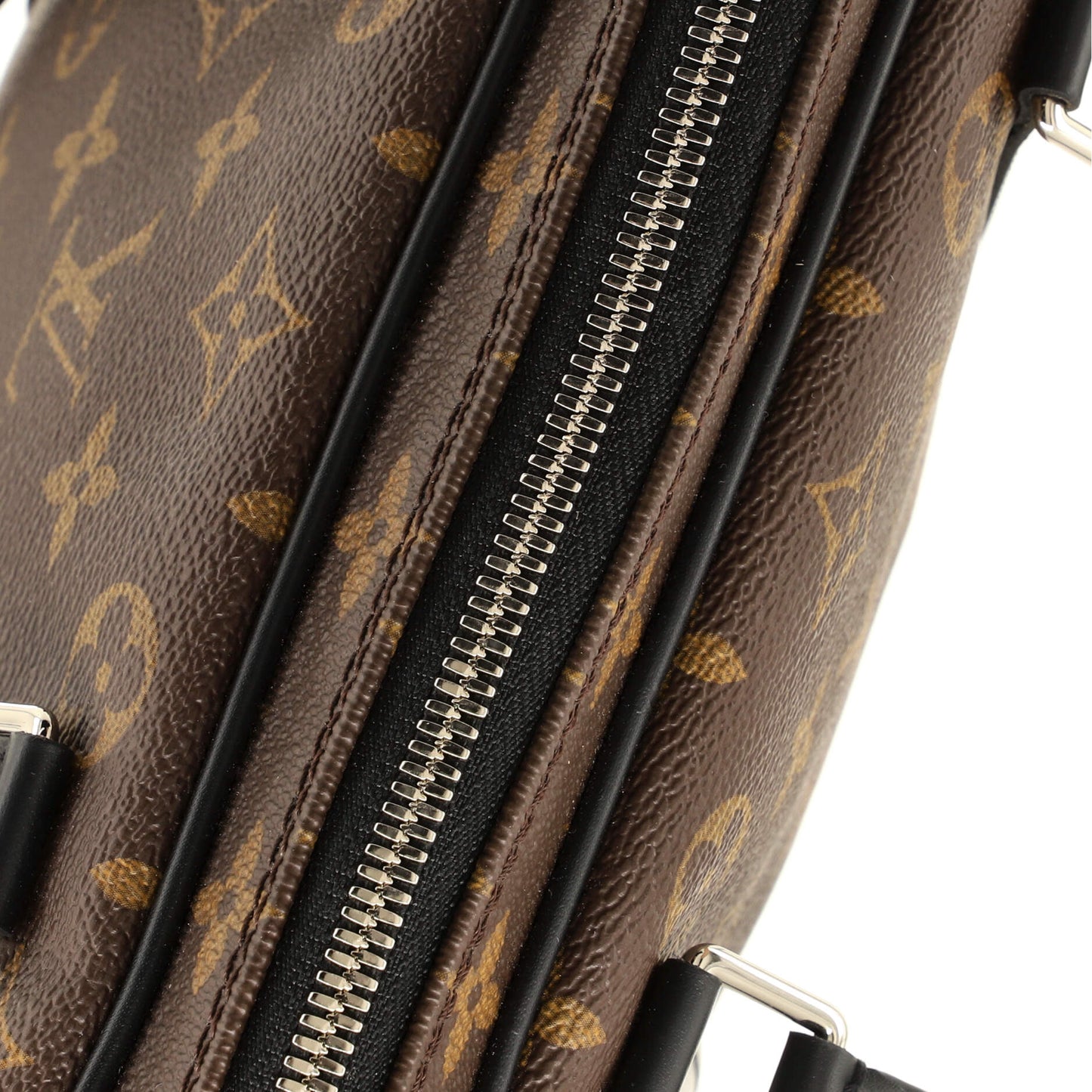 Louis Vuitton Porte-Documents Voyage Briefcase Macassar Monogram Canvas PM