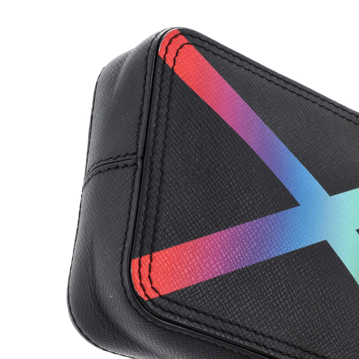 Louis Vuitton Danube Messenger Bag Rainbow Taiga Leather