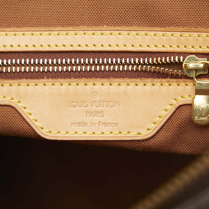 Louis Vuitton Monogram Cabaret Shoulder Bag M51151 Brown PVC Leather  Louis Vuitton