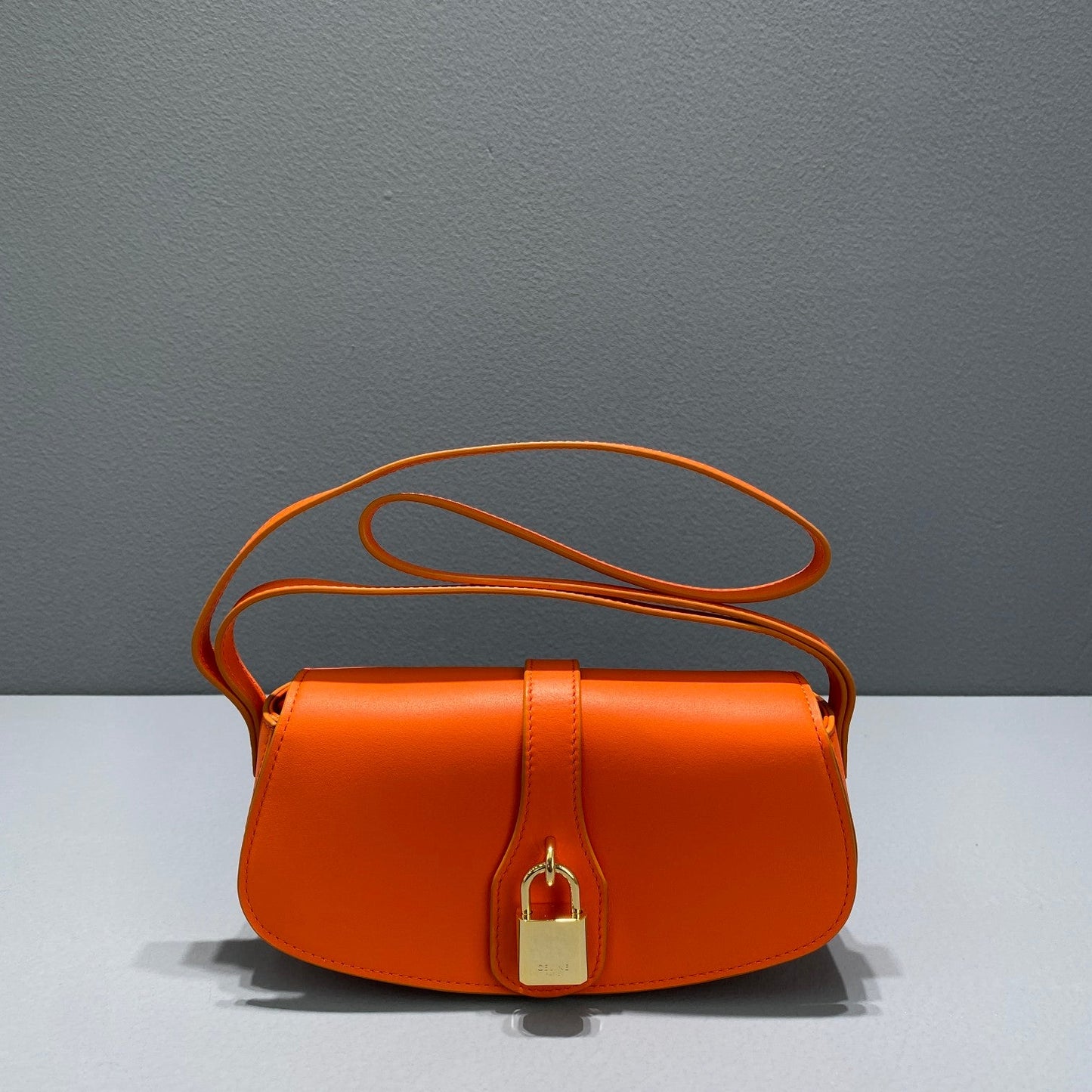 CE Clutch On Strap Orange For Women 7in/18cm