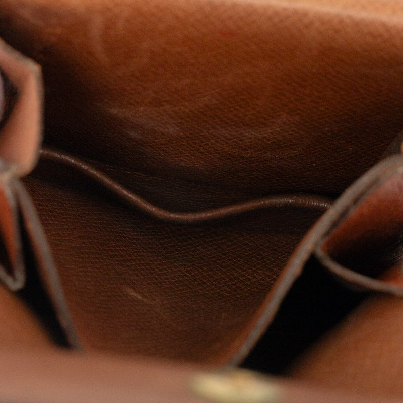 Louis Vuitton Monogram M61970 Coin Case PVC/Leather Brown