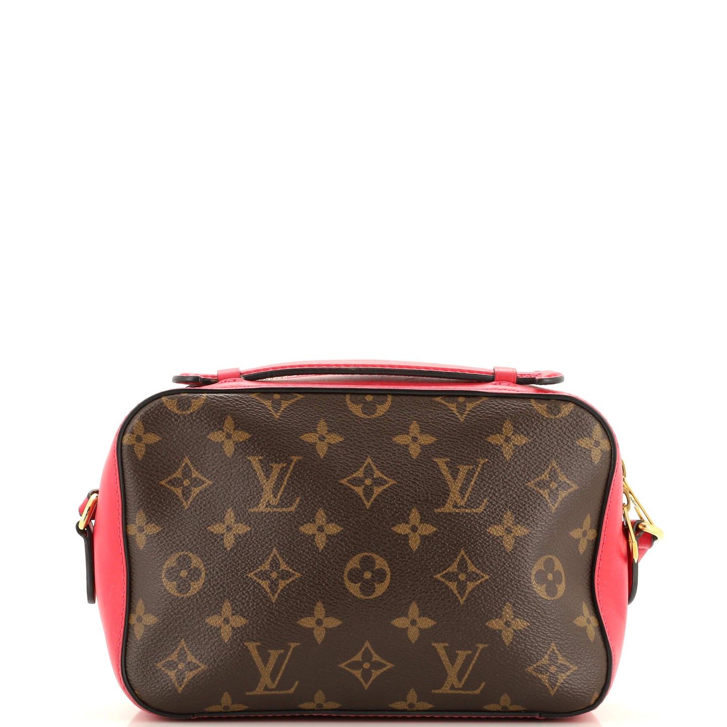 Louis Vuitton Saintonge Handbag Monogram Canvas with Leather