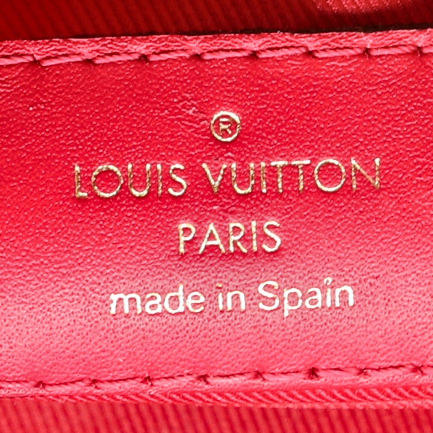 Louis Vuitton Saintonge Handbag Monogram Canvas with Leather