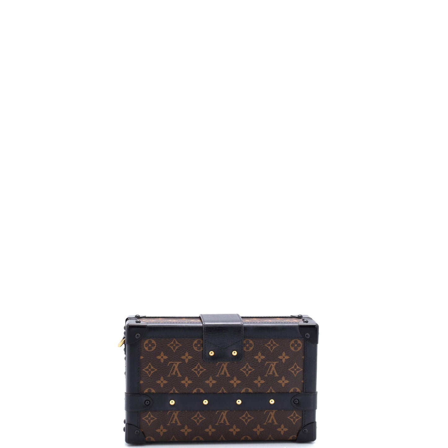 Louis Vuitton Petite Malle Handbag Monogram Canvas