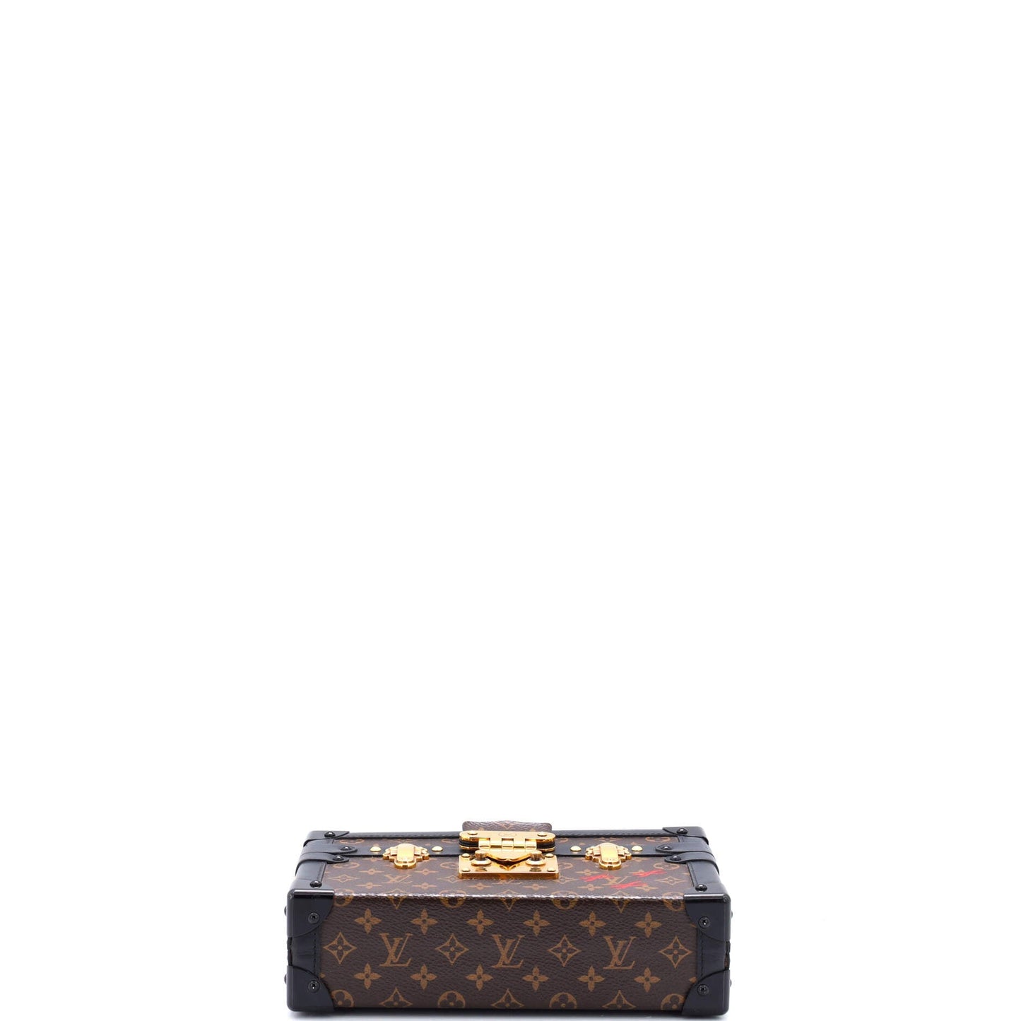 Louis Vuitton Petite Malle Handbag Monogram Canvas