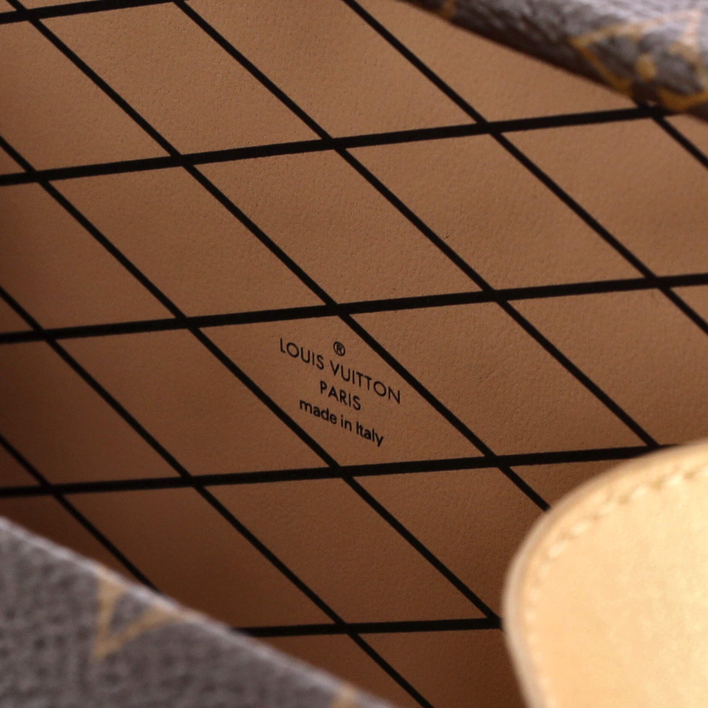 Louis Vuitton Petite Malle Handbag Monogram Canvas