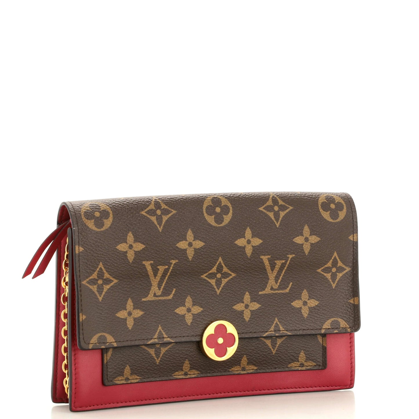 Louis Vuitton Flore Chain Wallet Monogram Canvas