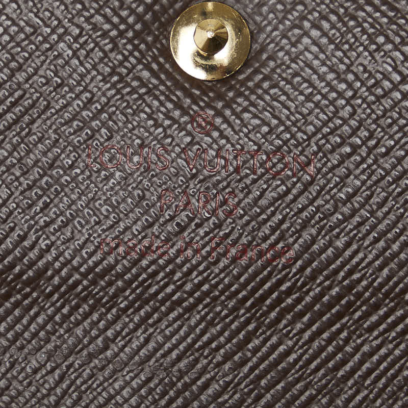 Louis Vuitton Damier Multicle 4 4 Series Keycase N62631 Brown PVC Leather  Louis Vuitton