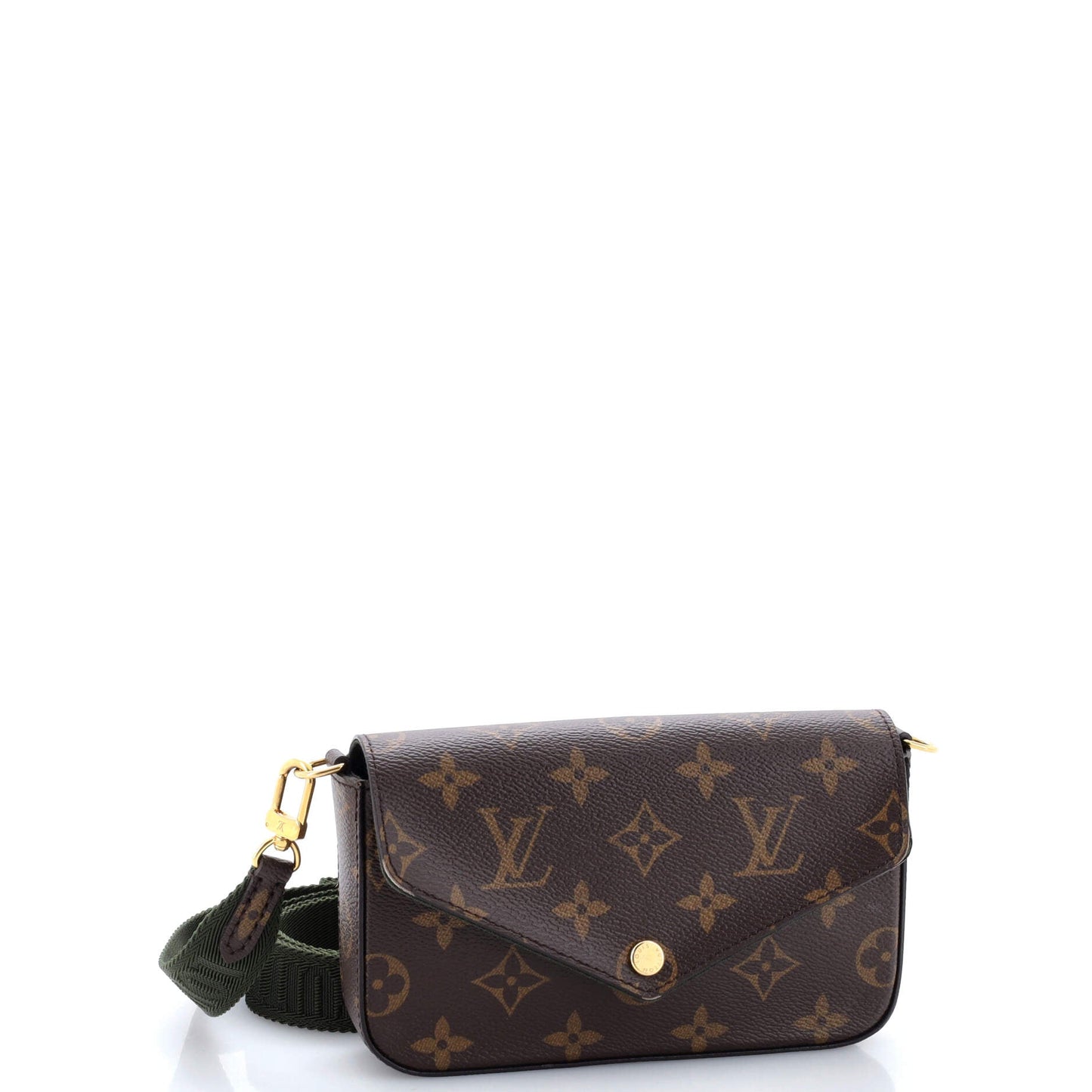 Louis Vuitton Felicie Strap & Go Handbag Monogram Canvas