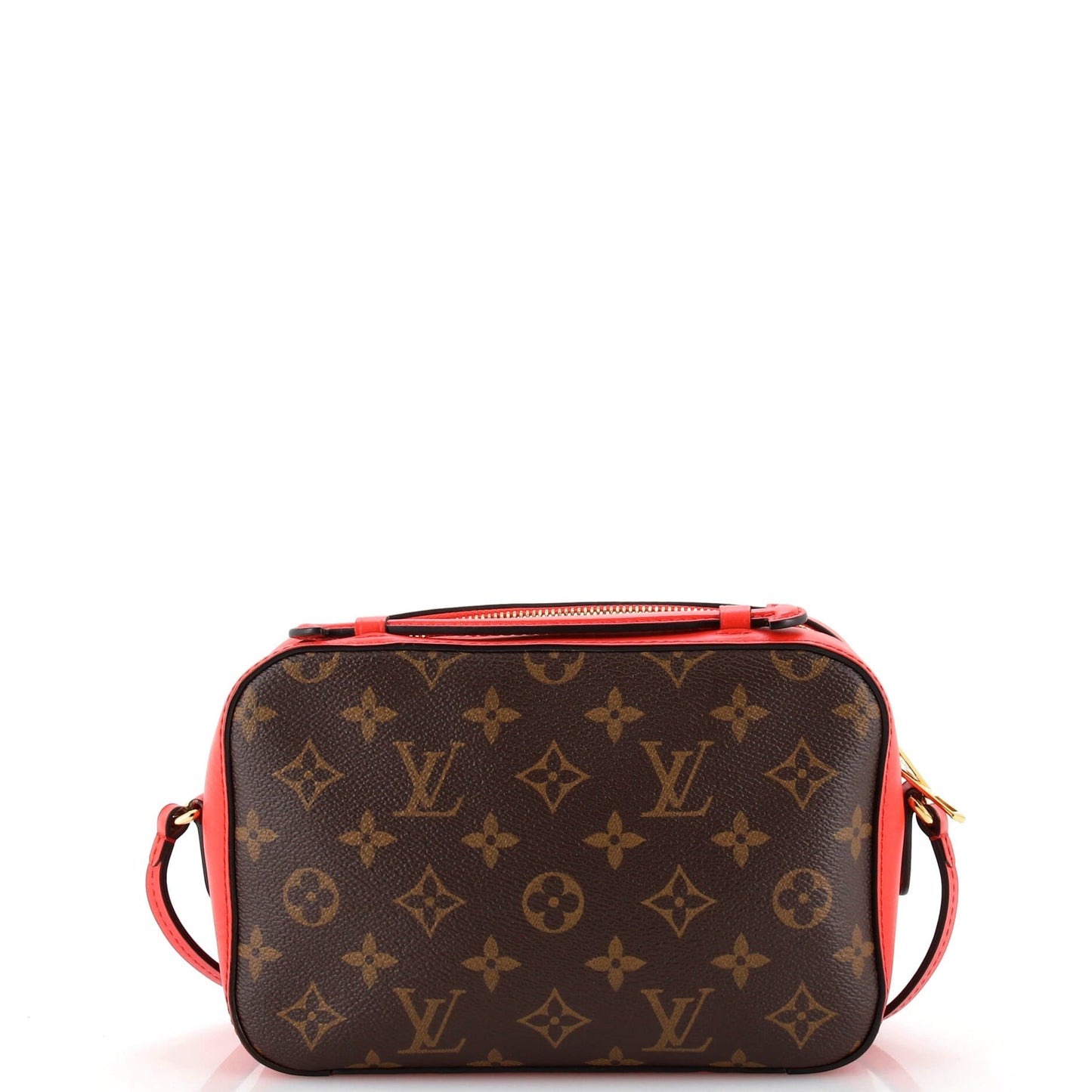 Louis Vuitton Saintonge Handbag Monogram Canvas with Leather
