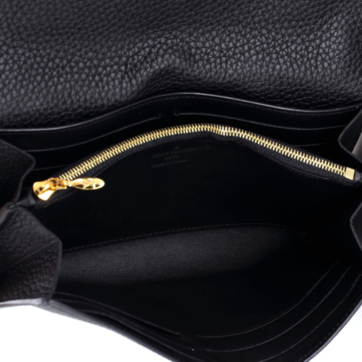 Louis Vuitton Capucines Wallet Leather with Embellished Detail Long