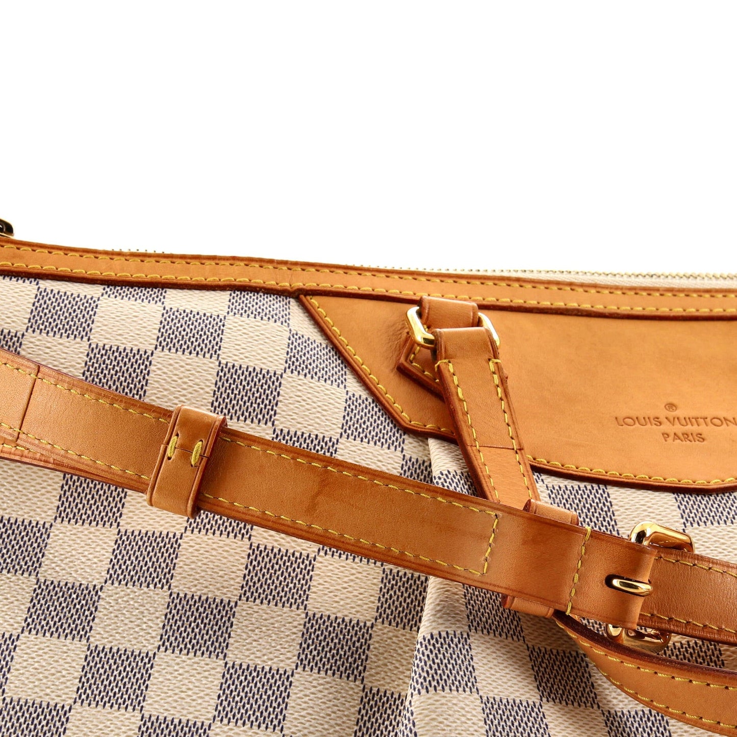 Louis Vuitton Siracusa Handbag Damier GM